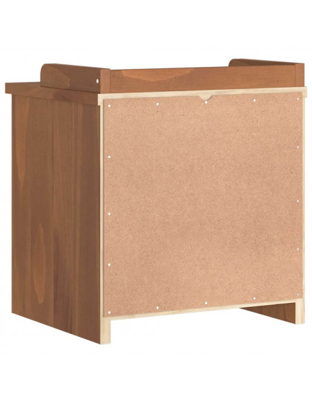Panca da Corridoio SANDNES 45x40x50 cm Legno Massello di Pino