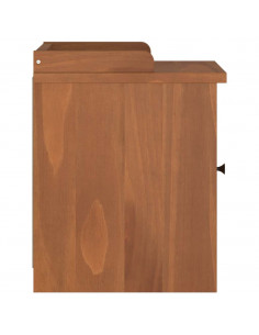 Panca da Corridoio SANDNES 45x40x50 cm Legno Massello di Pino