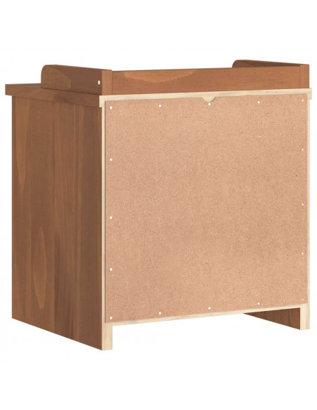 Panca da Corridoio SANDNES 45x40x50 cm Legno Massello di Pino
