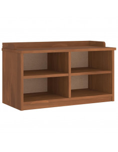 Panca da Corridoio SANDNES 87x40x50 cm Legno Massello di Pino