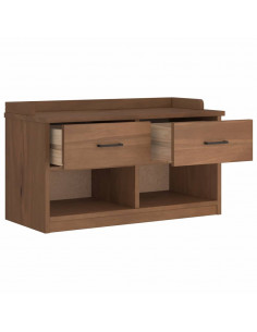 Panca da Corridoio SANDNES 87x40x50 cm Legno Massello di Pino