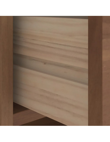 Panca da Corridoio SANDNES 87x40x50 cm Legno Massello di Pino