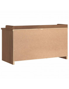 Panca da Corridoio SANDNES 87x40x50 cm Legno Massello di Pino 2