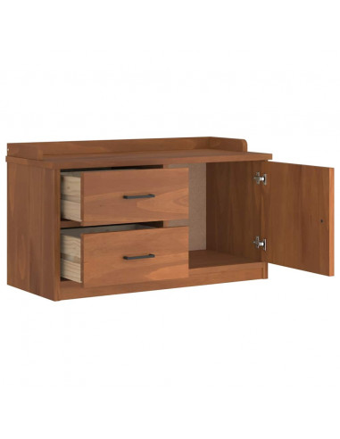 Panca da Corridoio SANDNES 87x40x50 cm Legno Massello di Pino