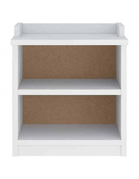Panca da Corridoio SANDNES Bianca 45x40x50 cm in Legno di Pino