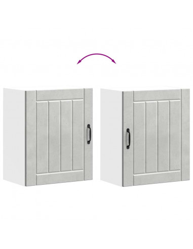 Pensile da Cucina Lucca Grigio Cemento in Legno Multistrato