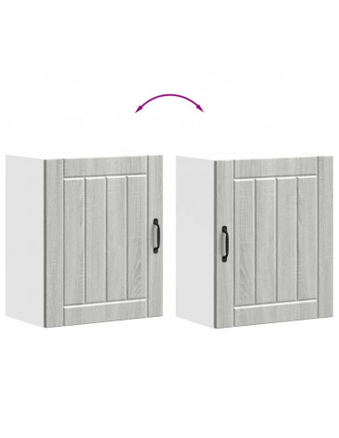 Pensile da Cucina Lucca Grigio Sonoma in Legno Multistrato