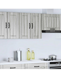 Pensile da Cucina Lucca Grigio Sonoma in Legno Multistrato 2