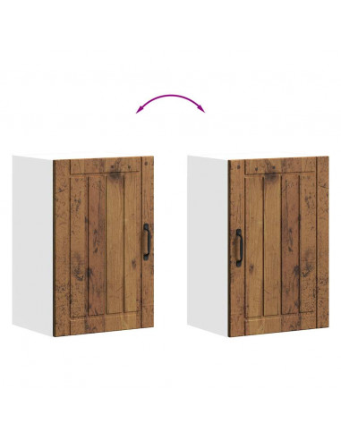 Pensile da Cucina Lucca Legno Antico in Legno Multistrato