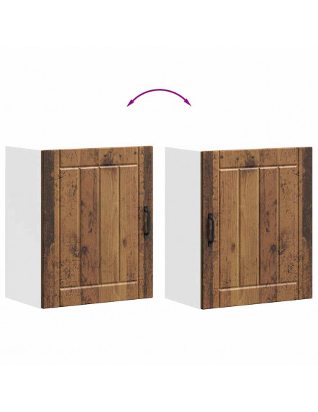 Pensile da Cucina Lucca Legno Antico in Legno Multistrato