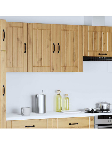 Pensile da Cucina Lucca Rovere Artigianale in Legno Multistrato