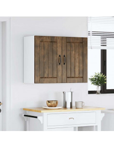 Pensile da Cucina Lucca Rovere Fumo in Legno Multistrato 2