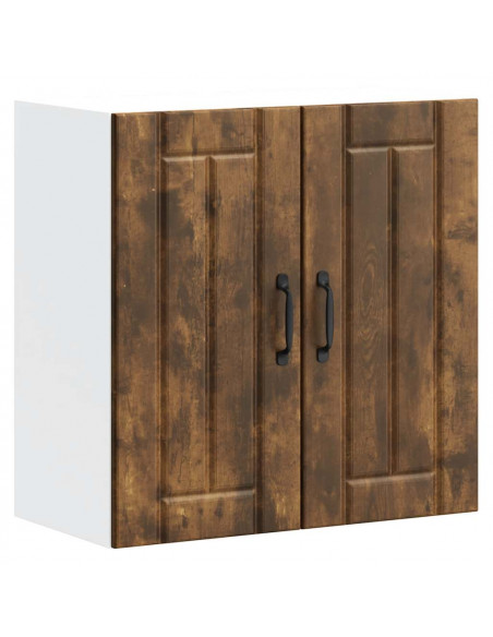 Pensile da Cucina Lucca Rovere Fumo in Legno Multistrato