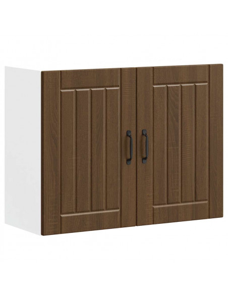 Pensile da Cucina Lucca Rovere Marrone in Legno Multistrato