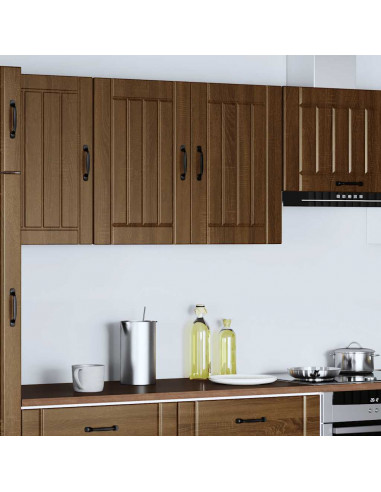 Pensile da Cucina Lucca Rovere Marrone in Legno Multistrato