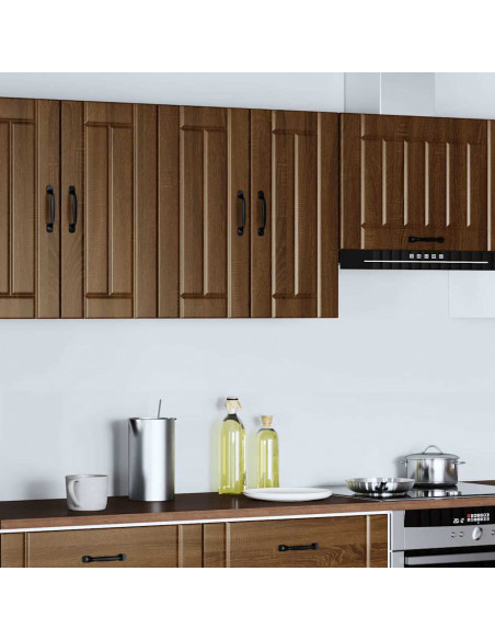 Pensile da Cucina Lucca Rovere Marrone in Legno Multistrato