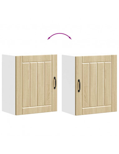 Pensile da Cucina Lucca Rovere Sonoma in Legno Multistrato