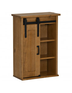 Pensile HALDEN con Anta Scorrevole 49x22,5x70 cm in Pino