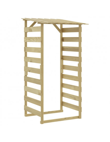 Pergola con Tetto 100x90x200 cm in Legno di Pino Impregnato