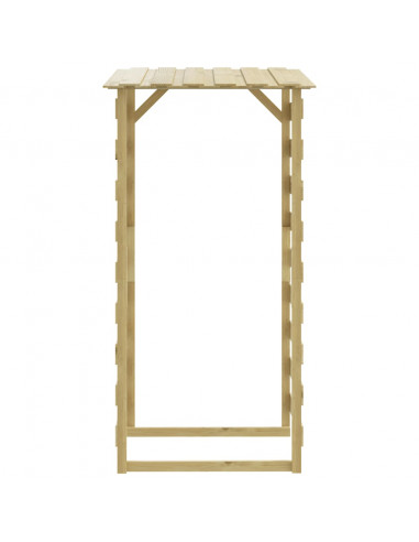 Pergole con Tetto 2 pz 100x90x200 cm Legno di Pino Impregnato