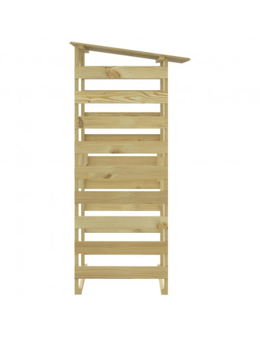 Pergole con Tetto 2 pz 100x90x200 cm Legno di Pino Impregnato