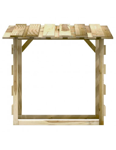 Pergole con Tetto 3 pz 100x90x100 cm Legno di Pino Impregnato