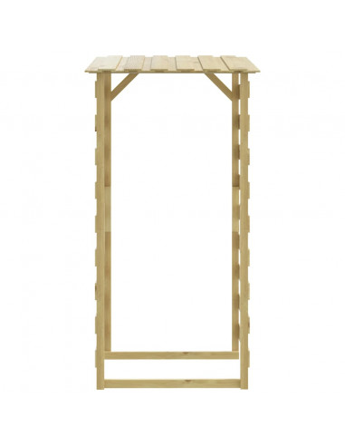 Pergole con Tetto 3 pz 100x90x200 cm Legno di Pino Impregnato