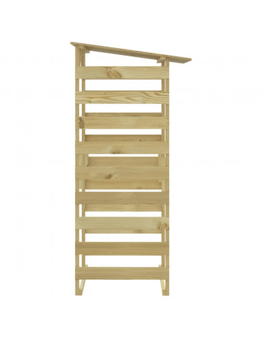 Pergole con Tetto 4 pz 100x90x200 cm Legno di Pino Impregnato