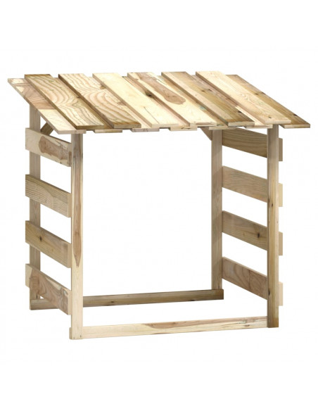 Pergole con Tetto 6 pz 100x90x100 cm Legno di Pino Impregnato