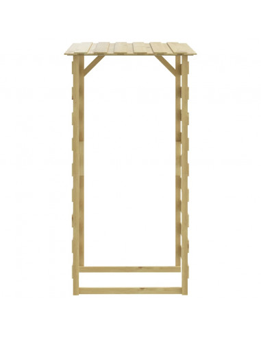 Pergole con Tetto 6 pz 100x90x200 cm Legno di Pino Impregnato