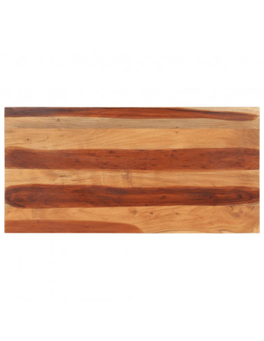 Piano Tavolo in Legno Massello di Acacia 15-16 mm 60x120 cm