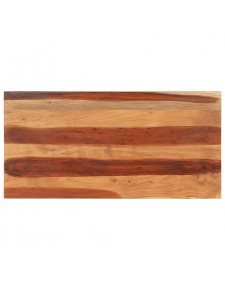 Piano Tavolo in Legno Massello di Acacia 15-16 mm 60x120 cm