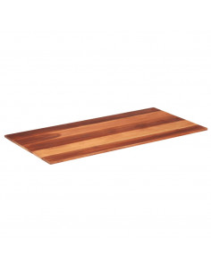 Piano Tavolo in Legno Massello di Acacia 15-16 mm 60x120 cm 2