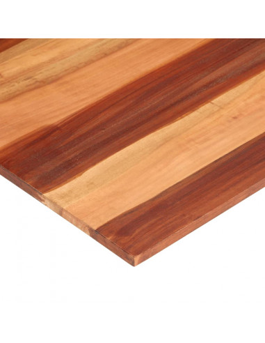 Piano Tavolo in Legno Massello di Acacia 15-16 mm 60x120 cm