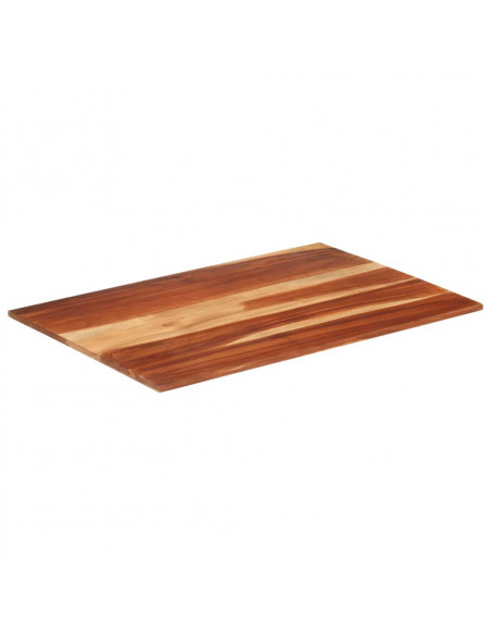 Piano Tavolo in Legno Massello di Acacia 15-16 mm 60x90 cm