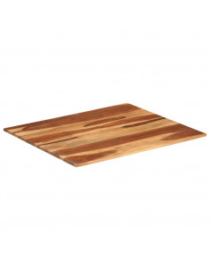 Piano Tavolo in Legno Massello di Acacia 15-16 mm 70x80 cm 2