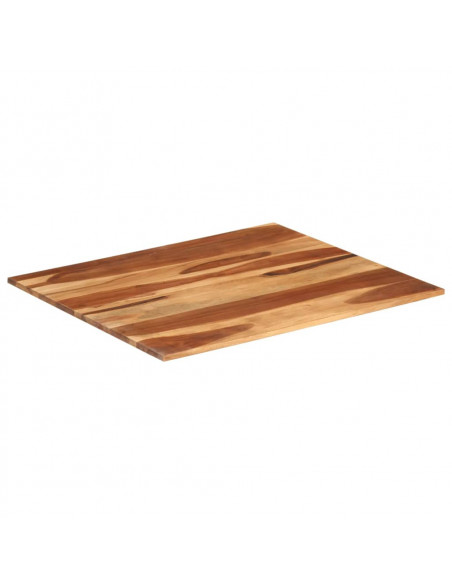 Piano Tavolo in Legno Massello di Acacia 15-16 mm 70x80 cm