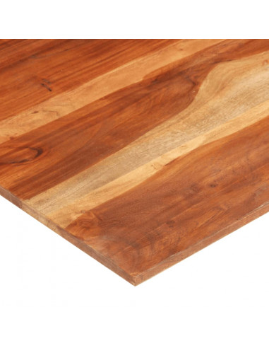 Piano Tavolo in Legno Massello di Acacia 15-16 mm 70x80 cm