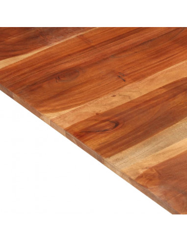 Piano Tavolo in Legno Massello di Acacia 15-16 mm 70x80 cm