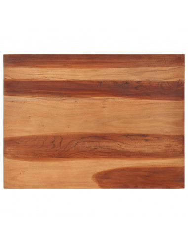 Piano Tavolo in Legno Massello di Acacia 25-27 mm 60x80 cm