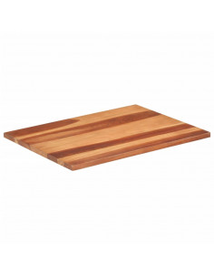 Piano Tavolo in Legno Massello di Acacia 25-27 mm 60x80 cm 2