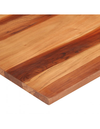 Piano Tavolo in Legno Massello di Acacia 25-27 mm 60x80 cm