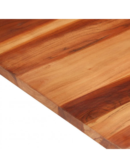 Piano Tavolo in Legno Massello di Acacia 25-27 mm 60x80 cm
