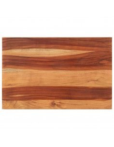 Piano Tavolo in Legno Massello di Acacia 25-27 mm 60x90 cm