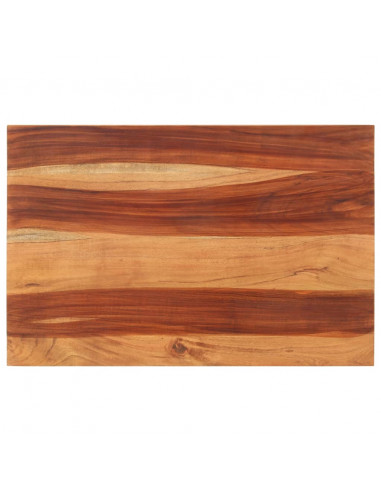 Piano Tavolo in Legno Massello di Acacia 25-27 mm 60x90 cm