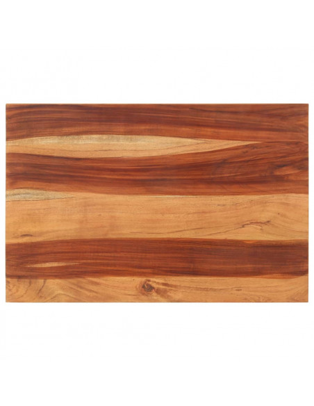 Piano Tavolo in Legno Massello di Acacia 25-27 mm 60x90 cm