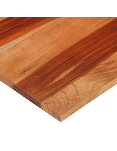 Piano Tavolo in Legno Massello di Acacia 25-27 mm 60x90 cm
