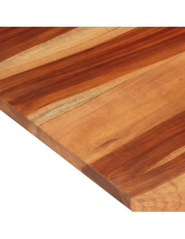 Piano Tavolo in Legno Massello di Acacia 25-27 mm 60x90 cm