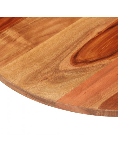 Piano Tavolo in Legno Massello di Acacia Rotondo 15-16 mm 60 cm
