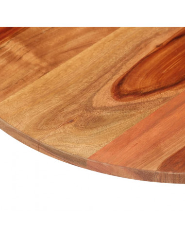 Piano Tavolo in Legno Massello di Acacia Rotondo 15-16 mm 70 cm